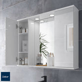 Armario LOIRA 800 2 puertas cristal - BañoClick